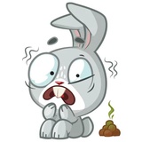 Boo the Bunny WhatsApp Sticker #10