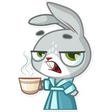 Boo the Bunny WhatsApp Sticker #12