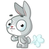 Boo the Bunny WhatsApp Sticker #13