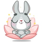Boo the Bunny WhatsApp Sticker #16