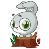 Boo the Bunny WhatsApp Sticker #20