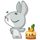 Boo the Bunny WhatsApp Sticker #21