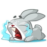 Boo the Bunny WhatsApp Sticker #23