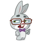 Boo the Bunny WhatsApp Sticker #25