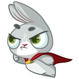 Boo the Bunny WhatsApp Sticker #29