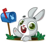 Boo the Bunny WhatsApp Sticker #5