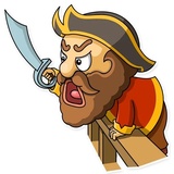 Captain Jack WhatsApp Sticker #21