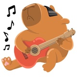 Capy WhatsApp Sticker #16