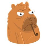 Capy WhatsApp Sticker #3