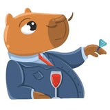 Capy WhatsApp Sticker #4