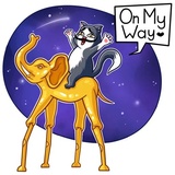 Catvador Dali WhatsApp Sticker #13