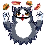 Catvador Dali WhatsApp Sticker #16