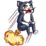 Catvador Dali WhatsApp Sticker #20