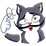 Catvador Dali WhatsApp Sticker #23