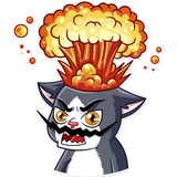 Catvador Dali WhatsApp Sticker #24