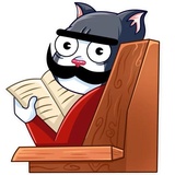 Catvador Dali WhatsApp Sticker #29