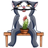 Catvador Dali WhatsApp Sticker #7