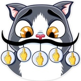 Catvador Dali WhatsApp Sticker #8