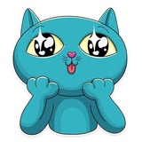 Cat My Life WhatsApp Sticker #18