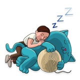 Cat My Life WhatsApp Sticker #23