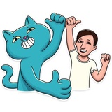 Cat My Life WhatsApp Sticker #3