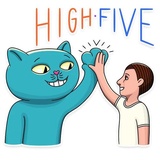 Cat My Life WhatsApp Sticker #8