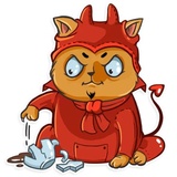 Cat it! WhatsApp Sticker #27