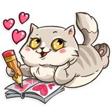 Cat it! WhatsApp Sticker #28