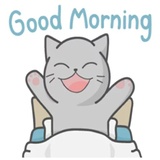 Cat Fullmoon WhatsApp Sticker #21