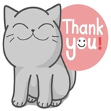 Cat Fullmoon WhatsApp Sticker #23
