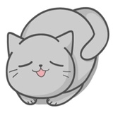 Cat Fullmoon WhatsApp Sticker #7