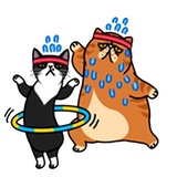 Fun Cat WhatsApp Sticker #18