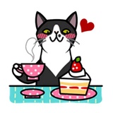 Fun Cat WhatsApp Sticker #26