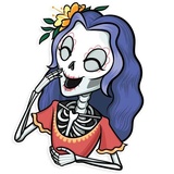 Catrina Calavera WhatsApp Sticker pack