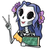 Catrina Calavera WhatsApp Sticker #10