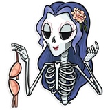 Catrina Calavera WhatsApp Sticker #14
