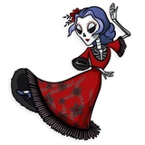 Catrina Calavera WhatsApp Sticker #19