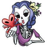 Catrina Calavera WhatsApp Sticker #2
