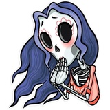 Catrina Calavera WhatsApp Sticker #23