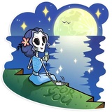 Catrina Calavera WhatsApp Sticker #27