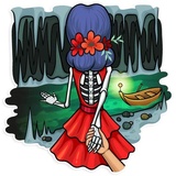Catrina Calavera WhatsApp Sticker #28