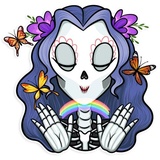 Catrina Calavera WhatsApp Sticker #30
