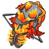 Catrina Calavera WhatsApp Sticker #4