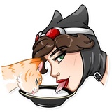 Catwoman WhatsApp Sticker #11