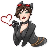 Catwoman WhatsApp Sticker #12