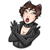 Catwoman WhatsApp Sticker #22
