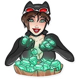 Catwoman WhatsApp Sticker #23