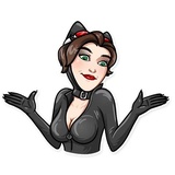Catwoman WhatsApp Sticker #24