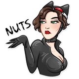 Catwoman WhatsApp Sticker #26