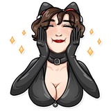 Catwoman WhatsApp Sticker #27